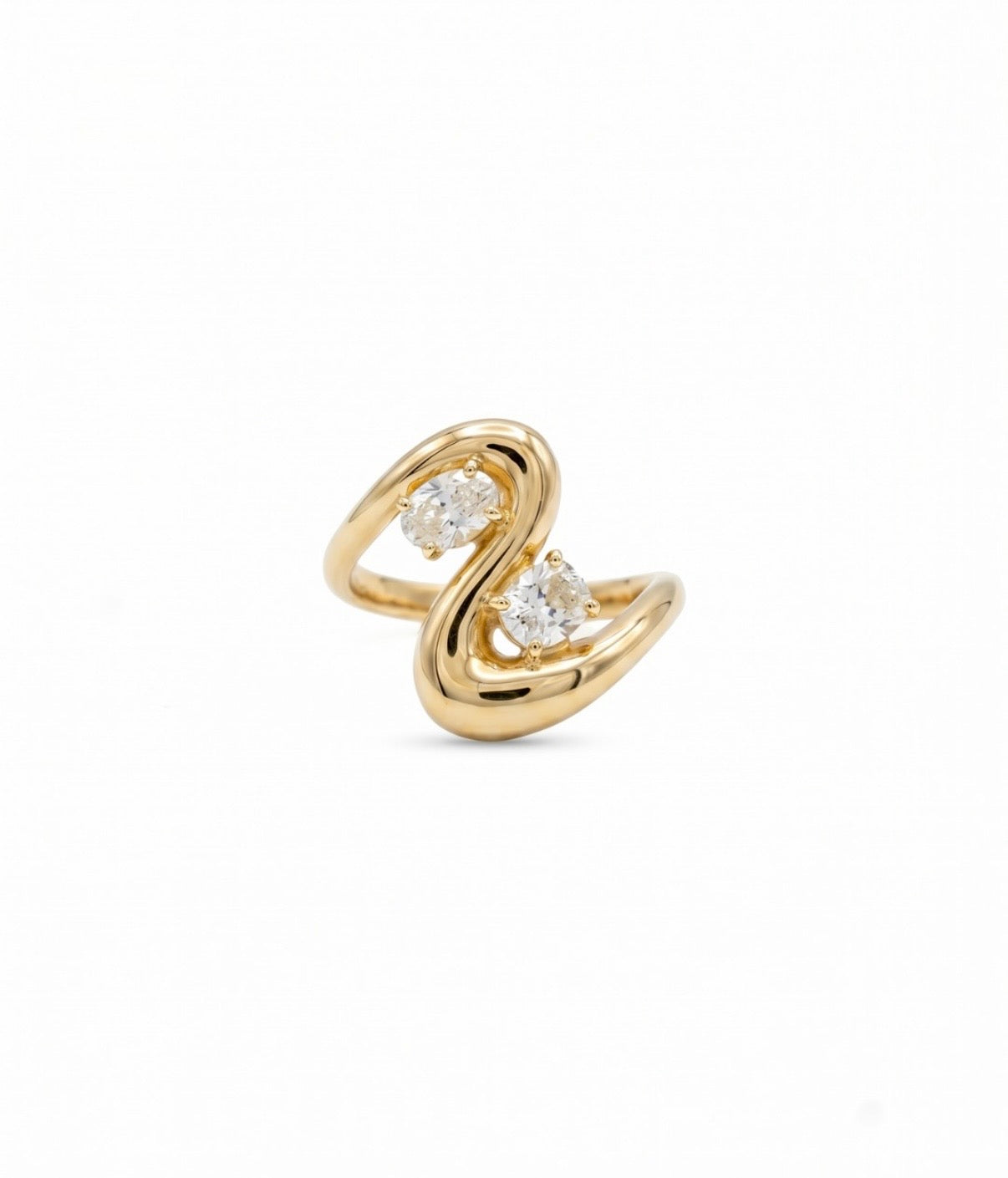 Double Wave Ring