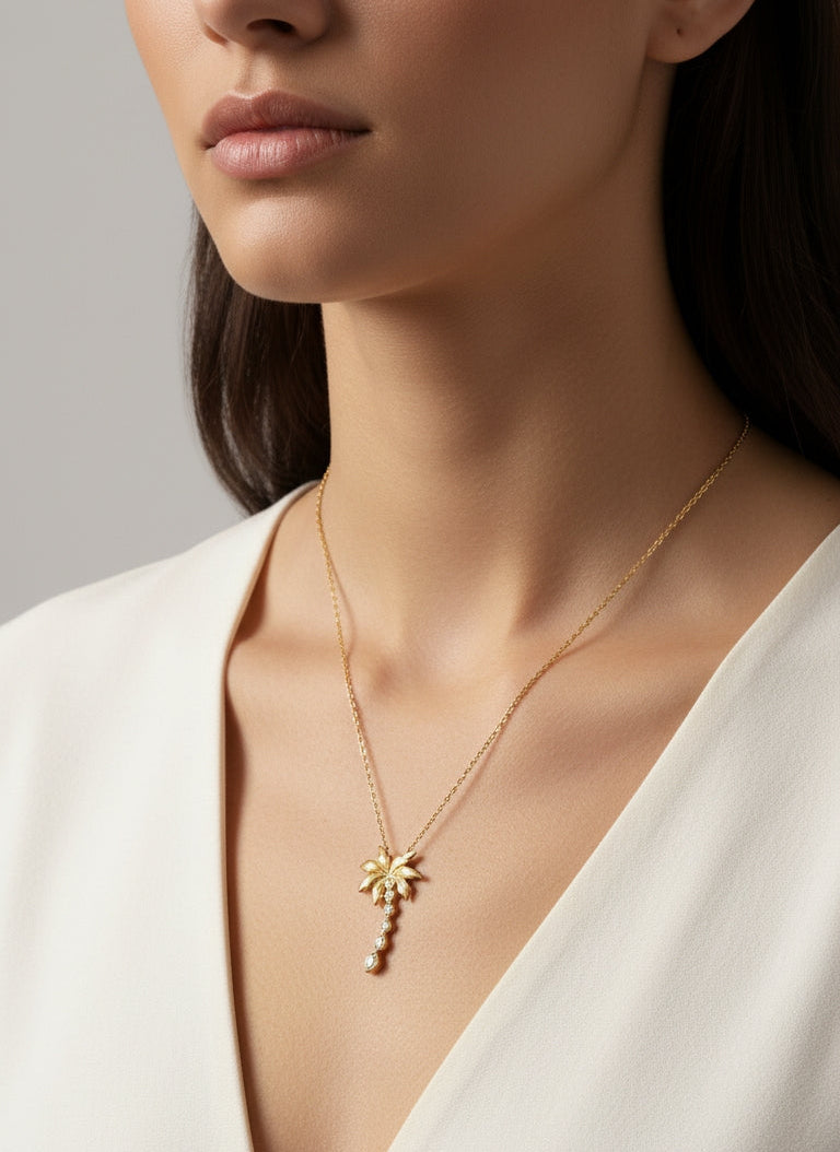 PALM DROP NECKLACE